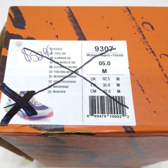 Red Wing Worx 9307 Sneakers US 5M Women's Aluminum Toe Electrical Hazard NIB - Picture 9 of 9